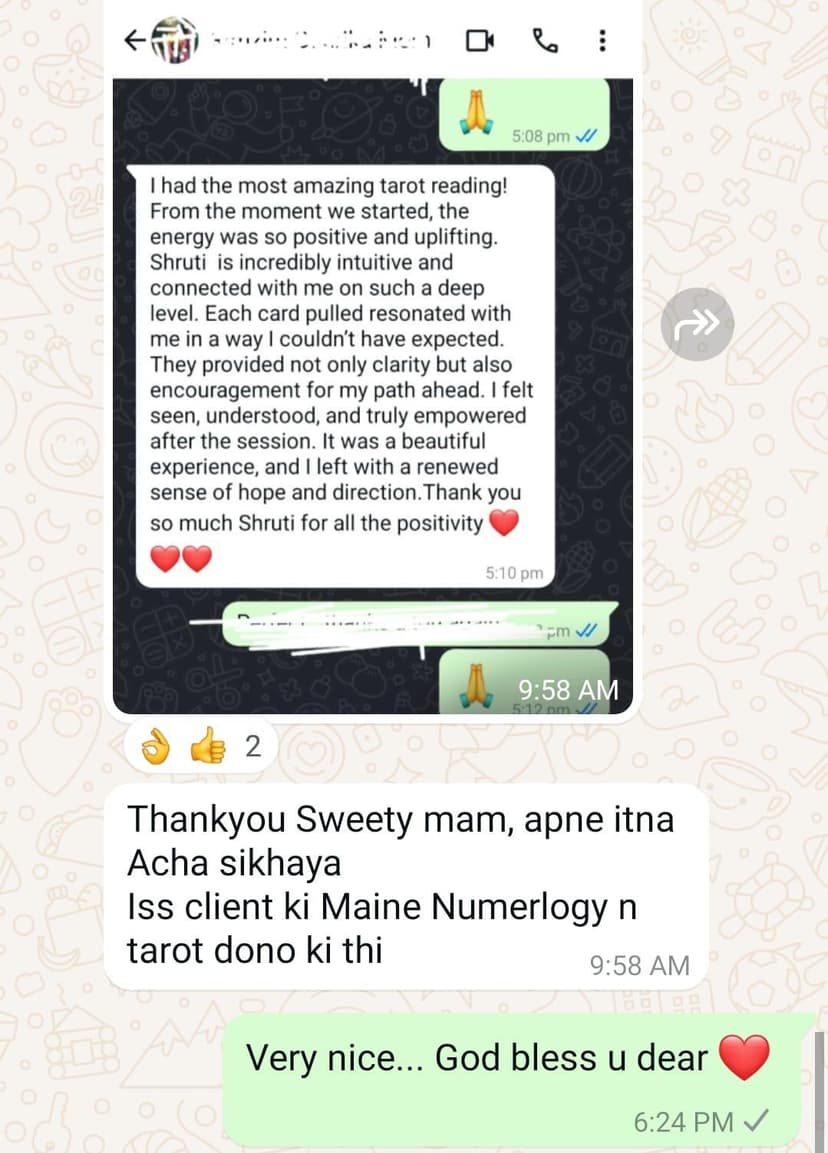 Learner WhatsApp feedback